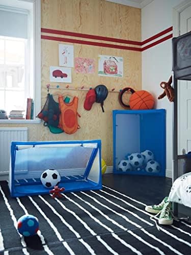 SPARKA IKEA Stoffball Softball mit 20cm Durchmesser - Fußball in SCHWARZ-Weiss - waschbar - Keine Altersbeschränkung - Image 3