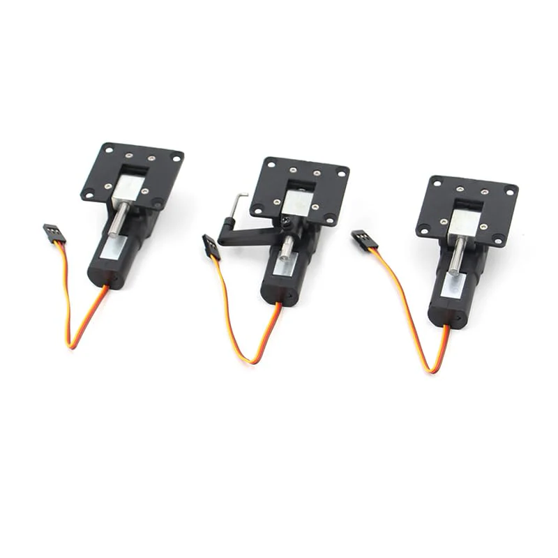 SPARKHOBBY 5KG 55g Elektrisches Einziehfahrwerk mit Metallblocklenkung für RC 3-5kg FPV Starrflügler Drohnenflugzeug (1 Satz 3 Stück)