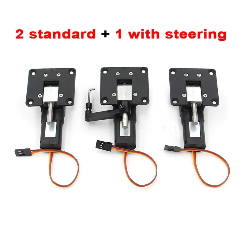 SPARKHOBBY 5KG 55g Elektrisches Einziehfahrwerk mit Metallblocklenkung für RC 3-5kg FPV Starrflügler Drohnenflugzeug (1 Satz 3 Stück) - Image 6