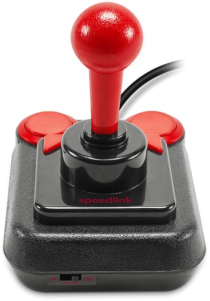 Speedlink COMPETITION PRO EXTRA USB Joystick - Digitaler Joystick mit DirectInput und Mikroschalter, schwarz-rot - Image 3
