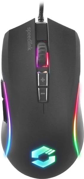 SPEEDLINK ZAVOS Gaming Mouse – Gaming Maus mit Kabel, mehrfarbige LED Beleuchtung, 5 Tasten PC Maus kabelgebunden, DPI-Schalter bis 6400dpi, gummierte Oberfläche, ummanteltes Kabel, schwarz - Image 10
