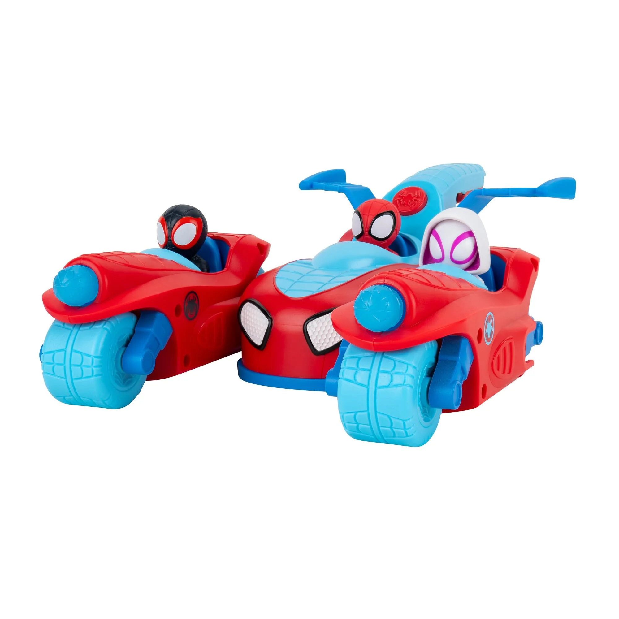 Spidey und Seine Super-Freunde SNF0346 - Team Split Racer, 3 in 1 Fahrzeug mit Sound, ab 3 Jahren - Image 4