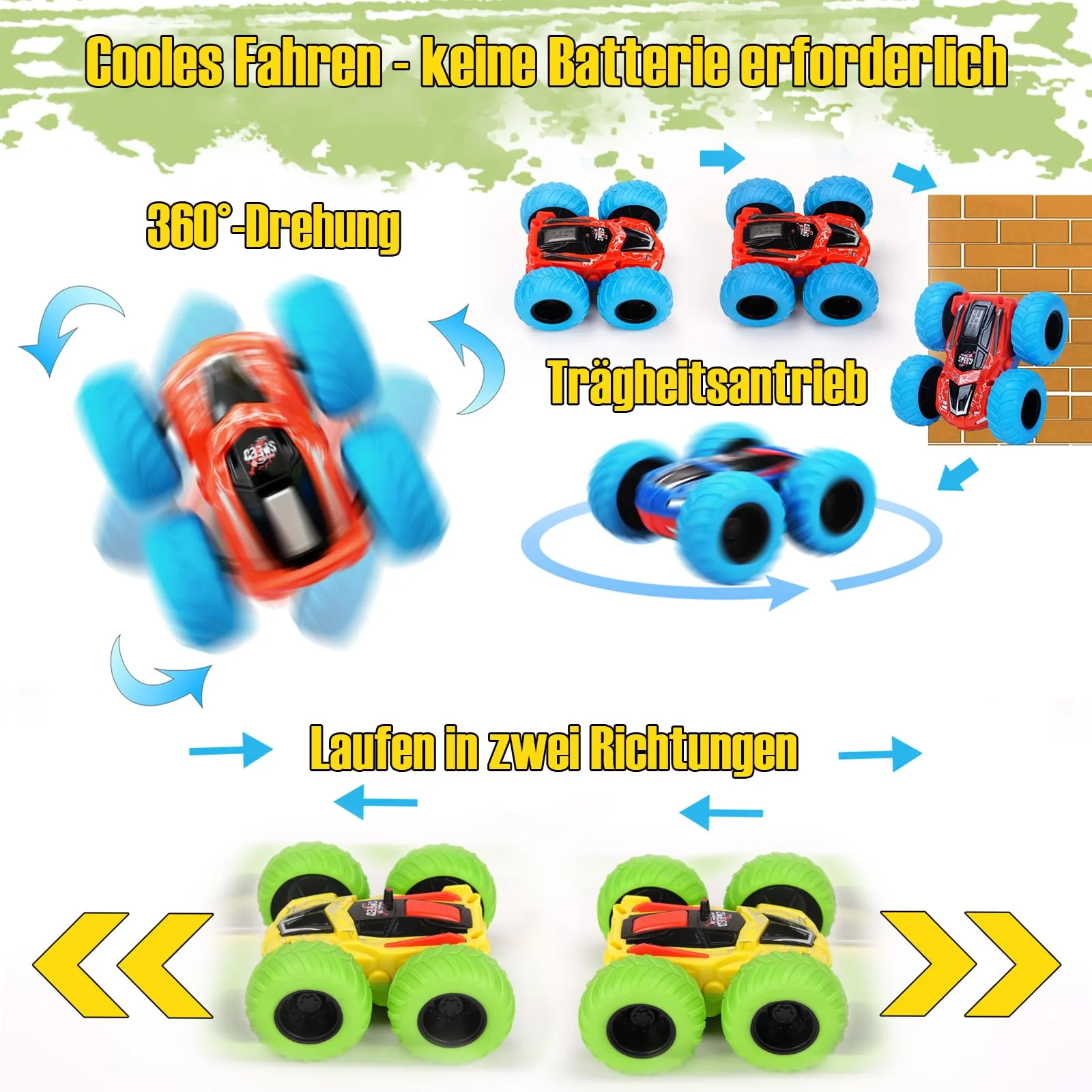 Spielzeug ab 2 3 4 5 6 7 Jahre Jungen: Geschenk Junge 4 5 6 2 3 Jahre Kinderspielzeug ab 2-3-4 Jahre Junge Outdoor Spiele ab 2-4 Jahre Geschenke für Kinder Monster Truck Spielzeugauto Geschenkideen - Image 3