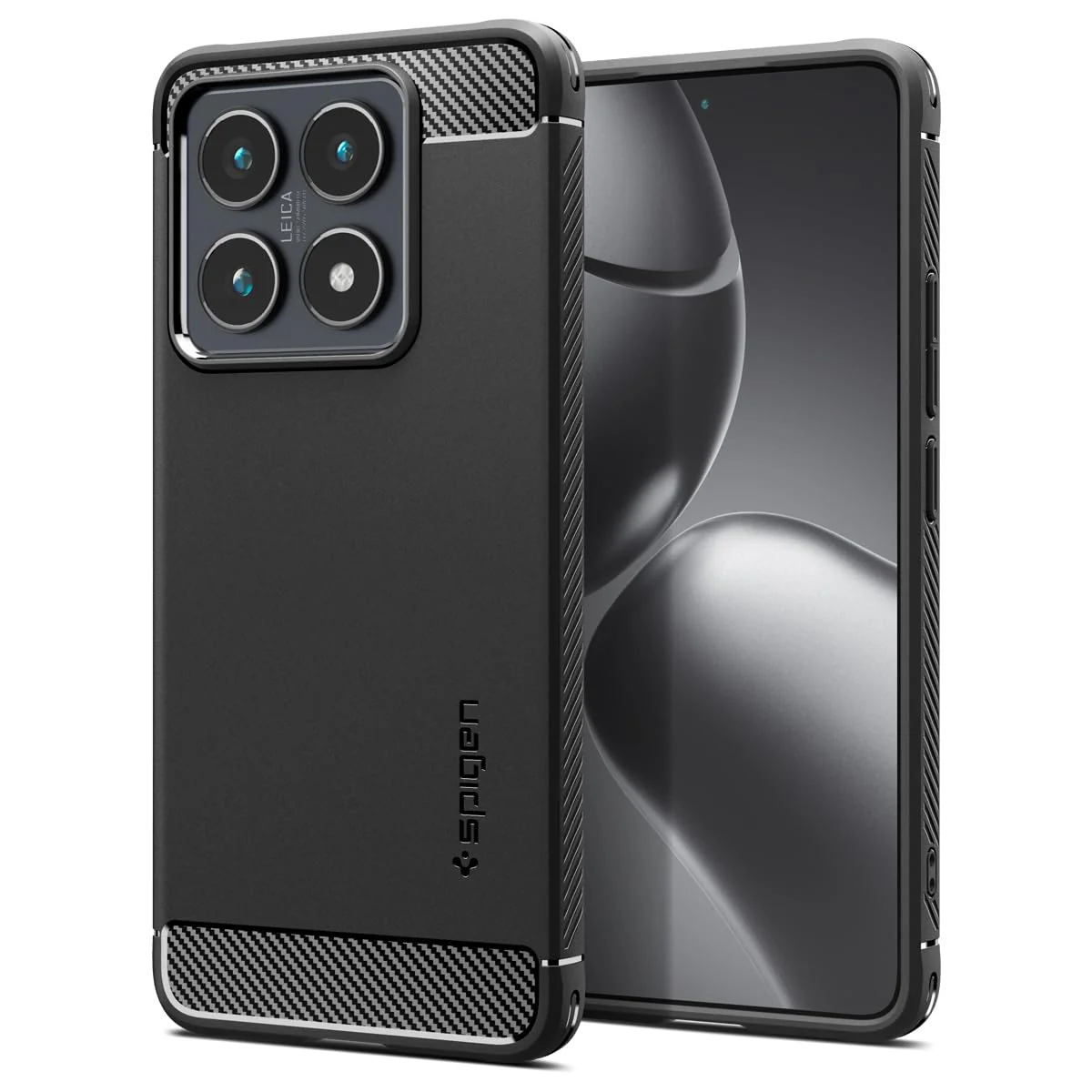 Spigen Rugged Armor Hülle Kompatibel mit Xiaomi 14T -Matte Black - Image 2