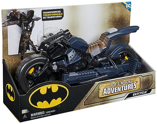 Spin Master Batman Adventures Batcycle - transformierendes 2-in-1 Fahrzeug Motorrad und Gleiter, kompatibel mit 30 cm Batman Action-Figuren, Spielzeug für Kinder ab 4 Jahren - Image 2