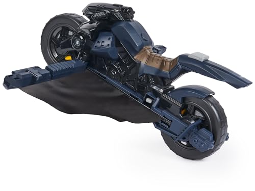 Spin Master Batman Adventures Batcycle - transformierendes 2-in-1 Fahrzeug Motorrad und Gleiter, kompatibel mit 30 cm Batman Action-Figuren, Spielzeug für Kinder ab 4 Jahren - Image 3