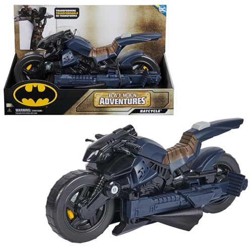 Spin Master Batman Adventures Batcycle - transformierendes 2-in-1 Fahrzeug Motorrad und Gleiter, kompatibel mit 30 cm Batman Action-Figuren, Spielzeug für Kinder ab 4 Jahren - Image 4