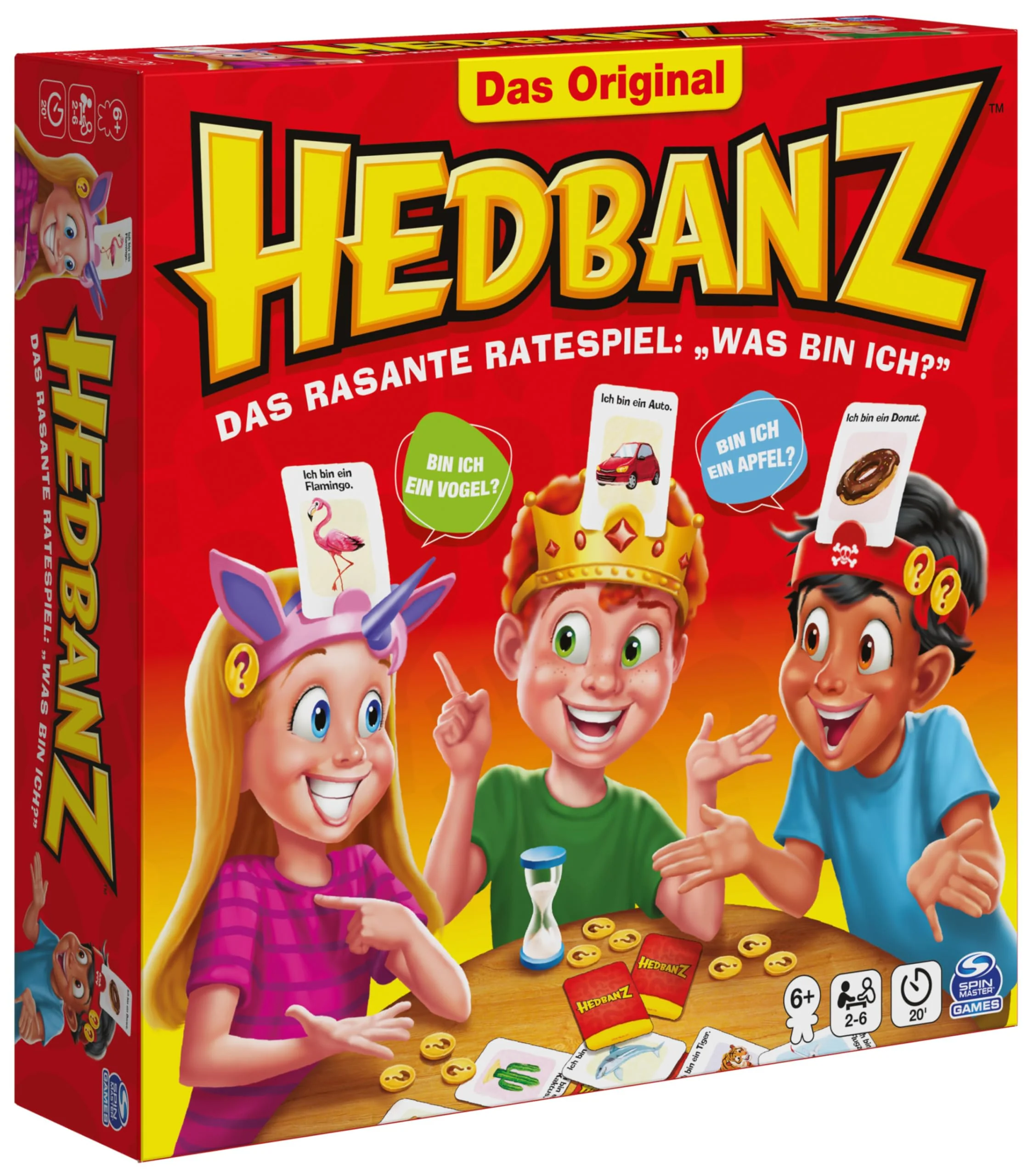 Spin Master Games Hedbanz - das rasante Ratespiel für die ganze Familie - das Original, Spieleklassiker mit tollem Spielmaterial, für 2-6 Spieler ab 6 Jahren - Image 3