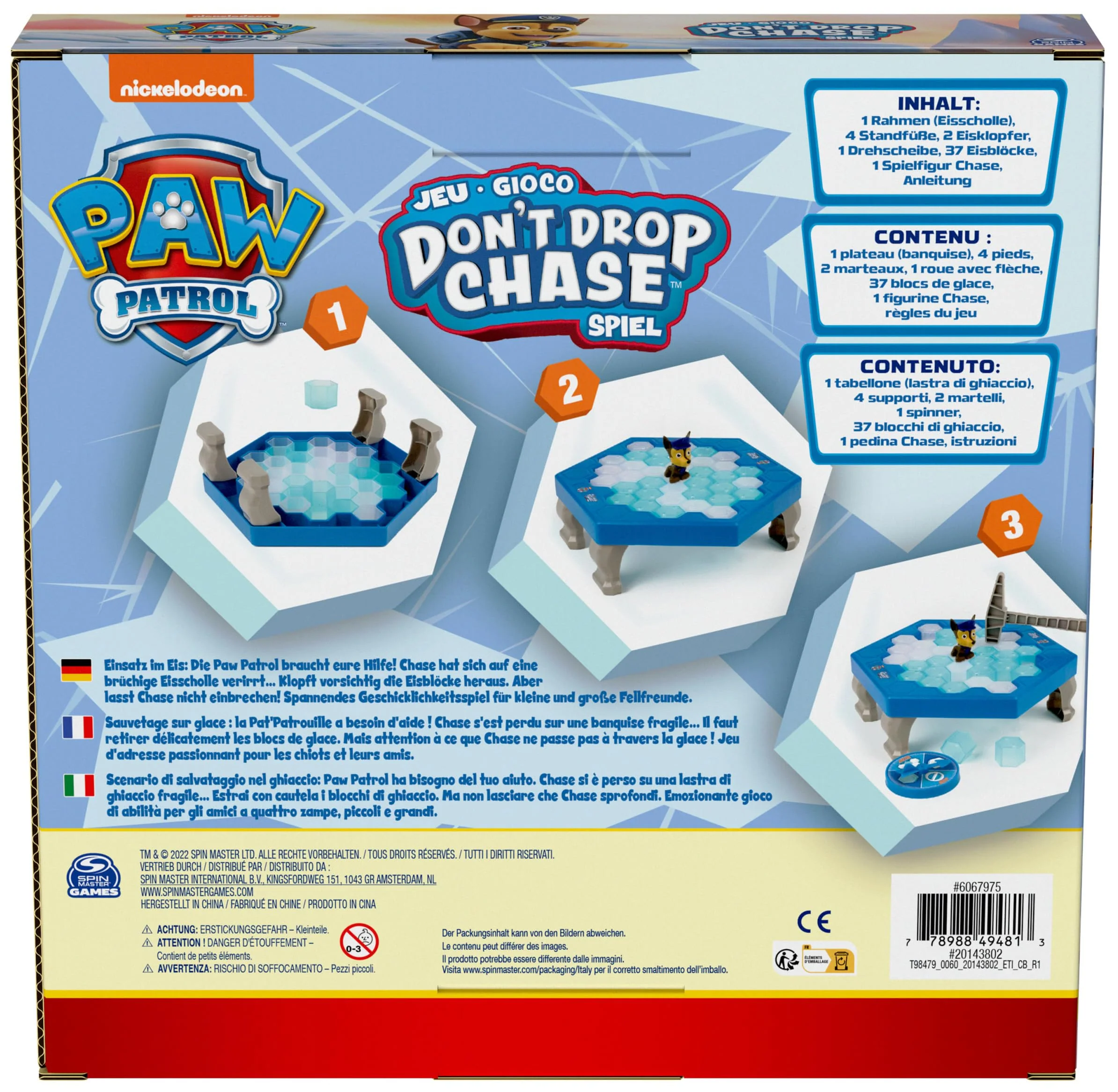 Spin Master Games PAW Patrol - Don‘t Drop Chase, actionreiches Abenteuerspiel für 2-4 Fellfreunde ab 4 Jahren - Image 4