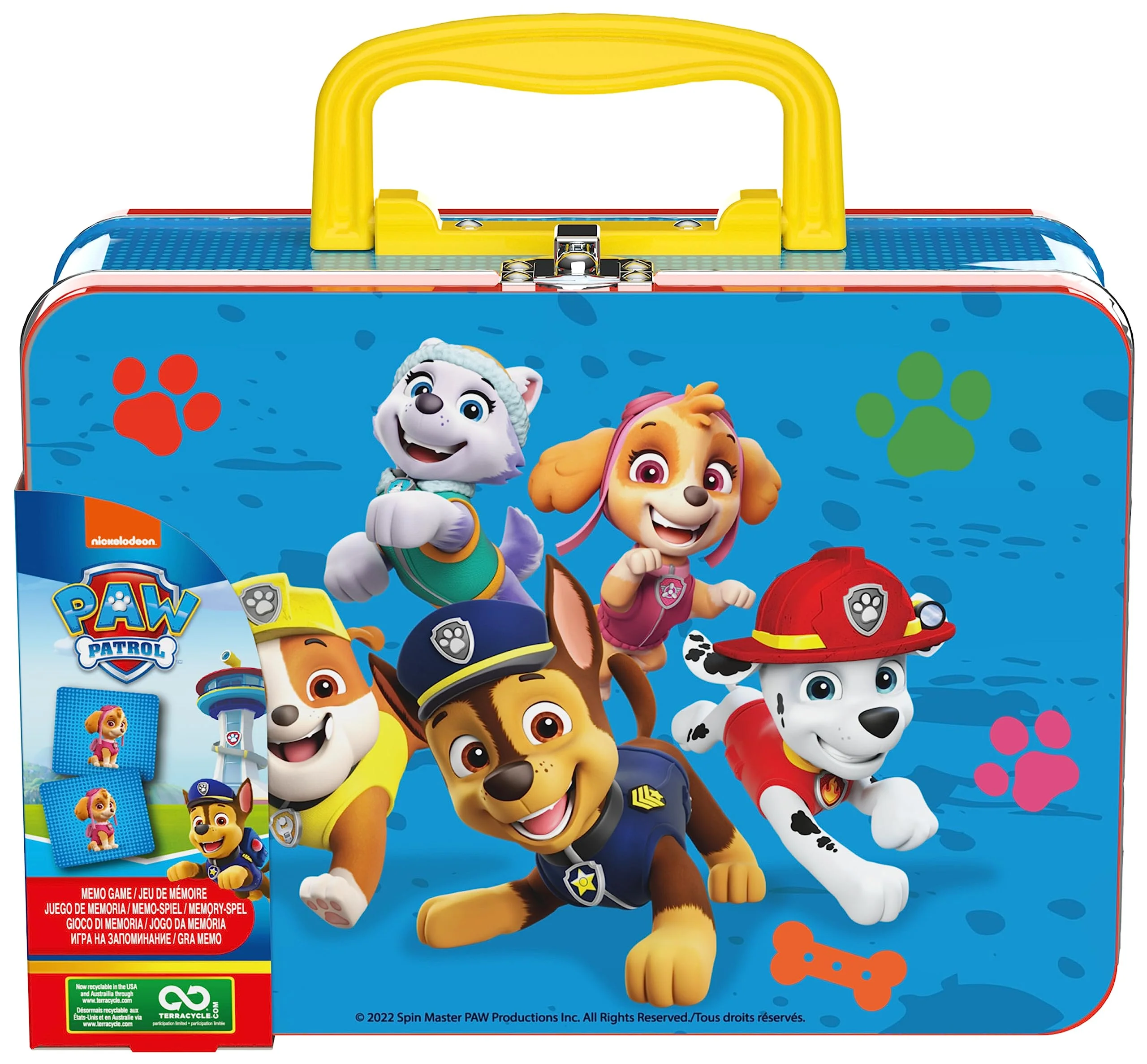 Spin Master Games PAW Patrol Memo-Spiel - klassisches Merkspiel im Design der beliebten Vorschulserie PAW Patrol im Metall-Köfferchen, für Kinder ab 3 Jahren - Image 2