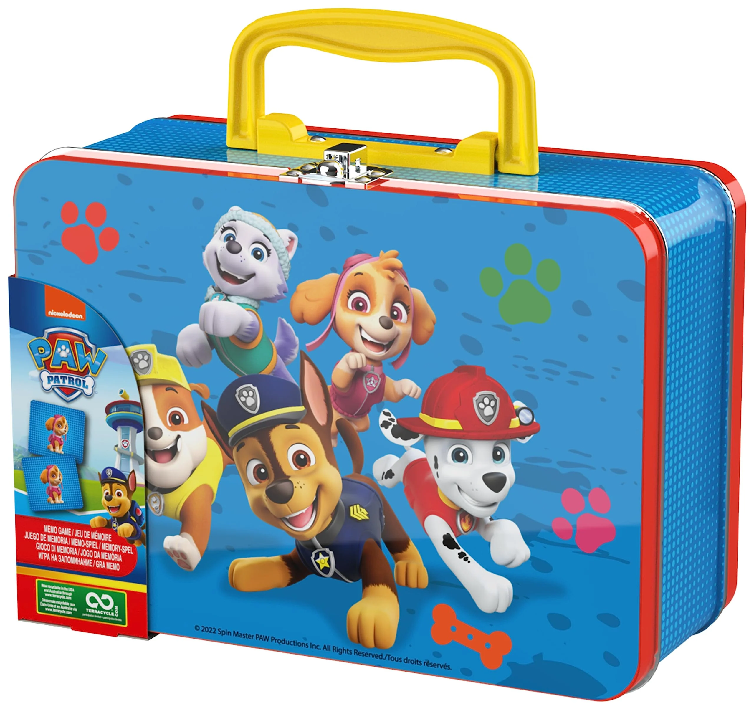Spin Master Games PAW Patrol Memo-Spiel - klassisches Merkspiel im Design der beliebten Vorschulserie PAW Patrol im Metall-Köfferchen, für Kinder ab 3 Jahren - Image 3