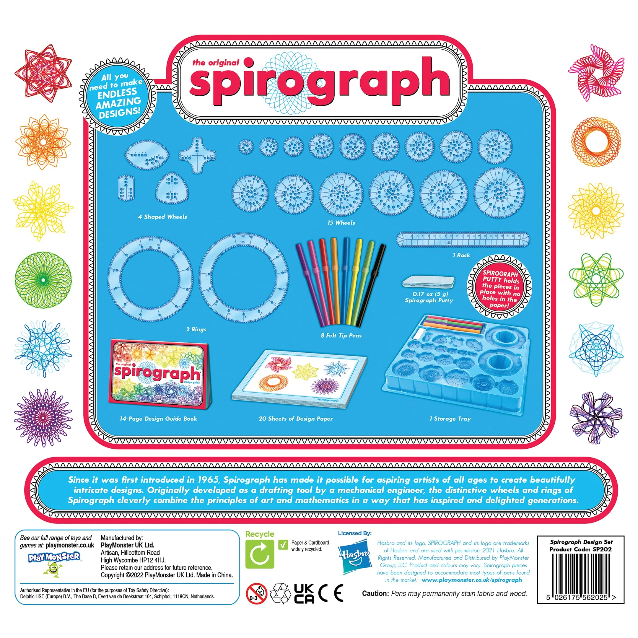 Spirograph Original, mehrfarbig, Einheitsgröße (SP202) für 1 Spieler - Image 4