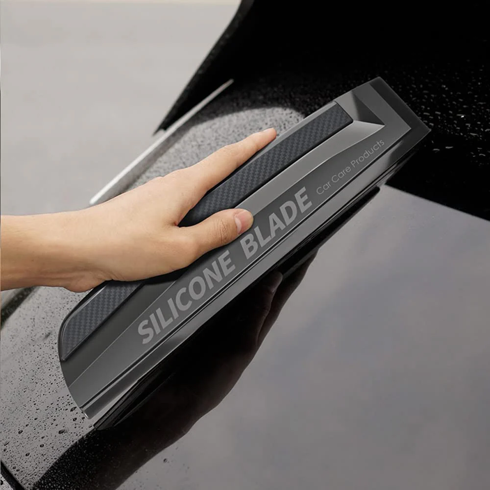 SPTwj Silikon Auto Abzieher Wasserabzieher Autoabzieher Wasserschieber Weiches mit Silikonlippe Wasserabstreifer Wasser Gummi Abzieher für Auto Fensterwischer und Dusche Spiegel Fenster - Image 6