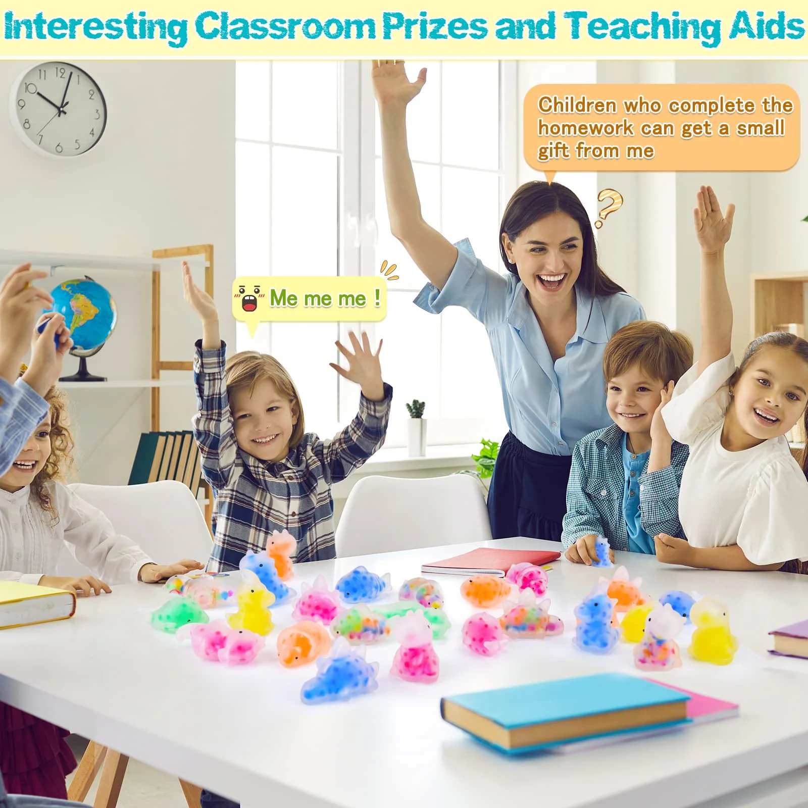 Squishy 48 Stück Geschenke Kindergeburtstag Squeeze Spielzeug Squishies Ungiftig Antistressball Stressball Quetschball für Erwachsene Party Geschenke für Kinder Klassenzimmer-Preise - Image 5