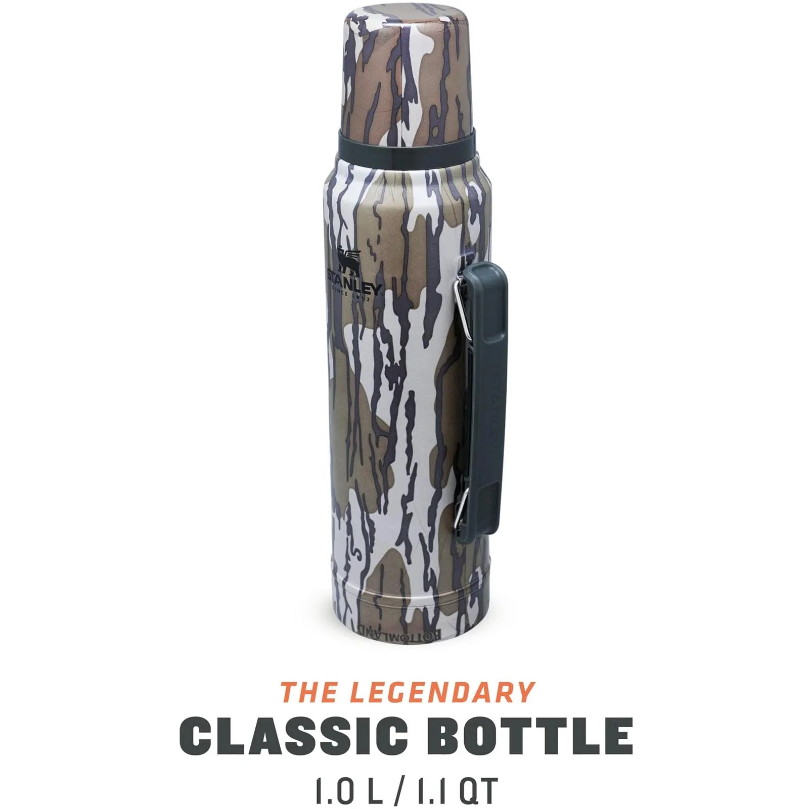 Stanley Classic Legendary Thermosflasche 1L - Thermos Hält 24 Stunden Heiß oder Kalt - Edelstahl Thermoskanne - BPA-Frei - Spülmaschinenfest - Bottomland - Image 6