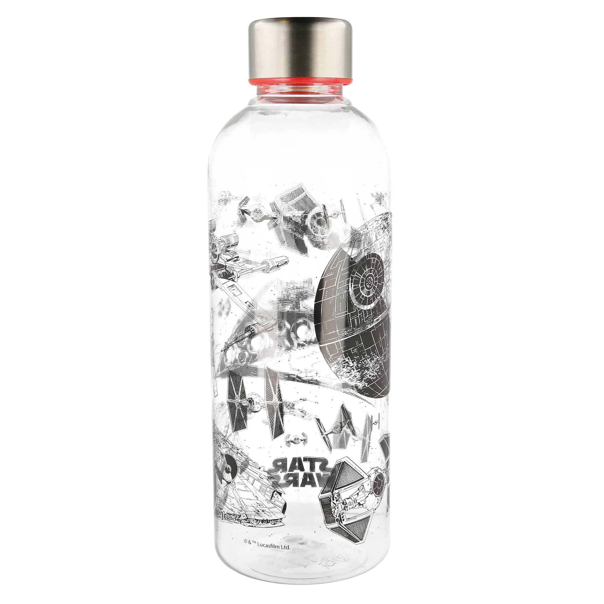 Star Wars 850 ml wiederverwendbare Plastikwasserflasche - 850 ml, Schwarz - Image 2