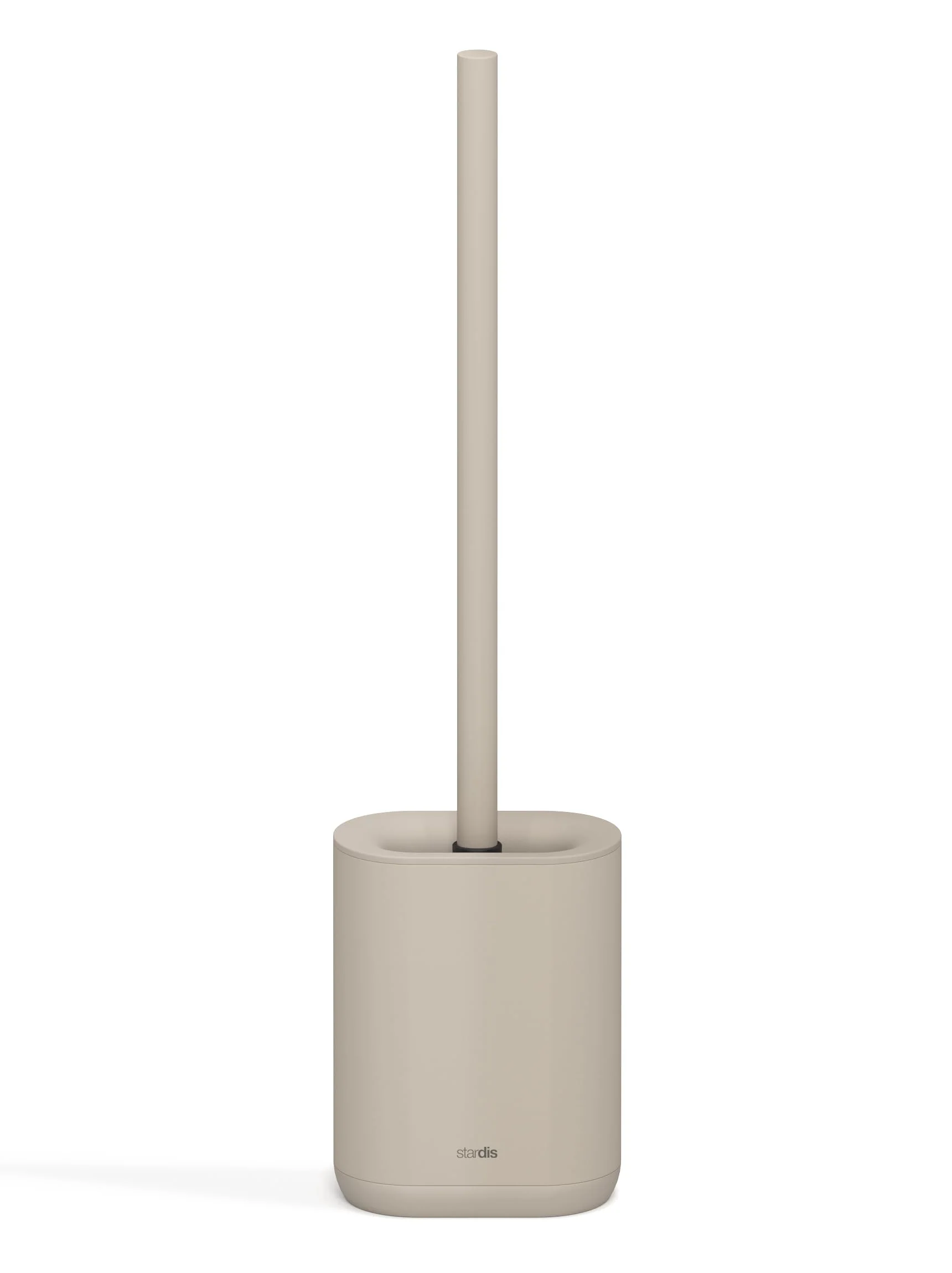 stardis Pure WC Bürste Toilettenbürste matt Silikon Klobürste kompakt antibakteriell Bürstengarnitur beige - Image 3