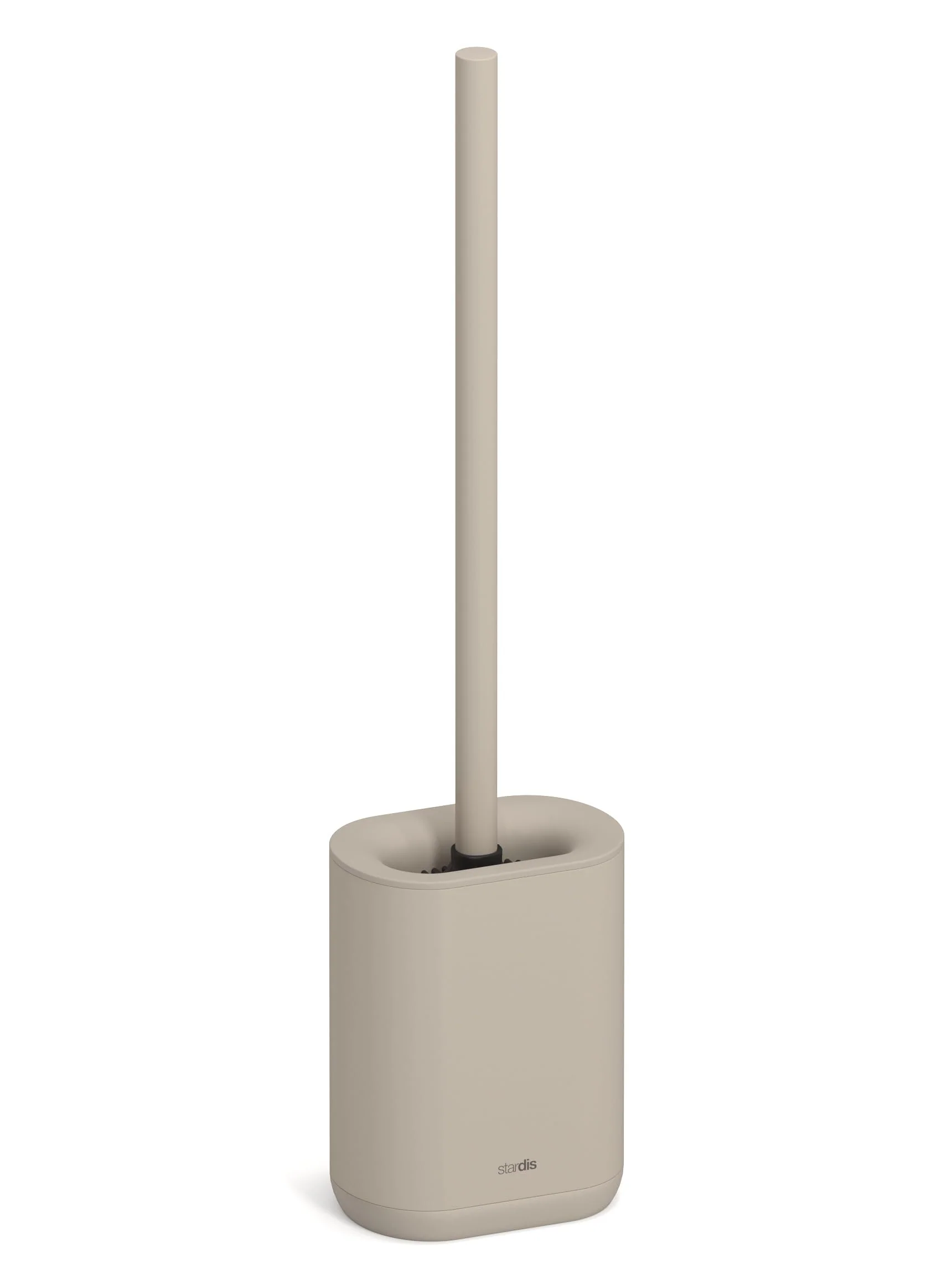 stardis Pure WC Bürste Toilettenbürste matt Silikon Klobürste kompakt antibakteriell Bürstengarnitur beige - Image 8
