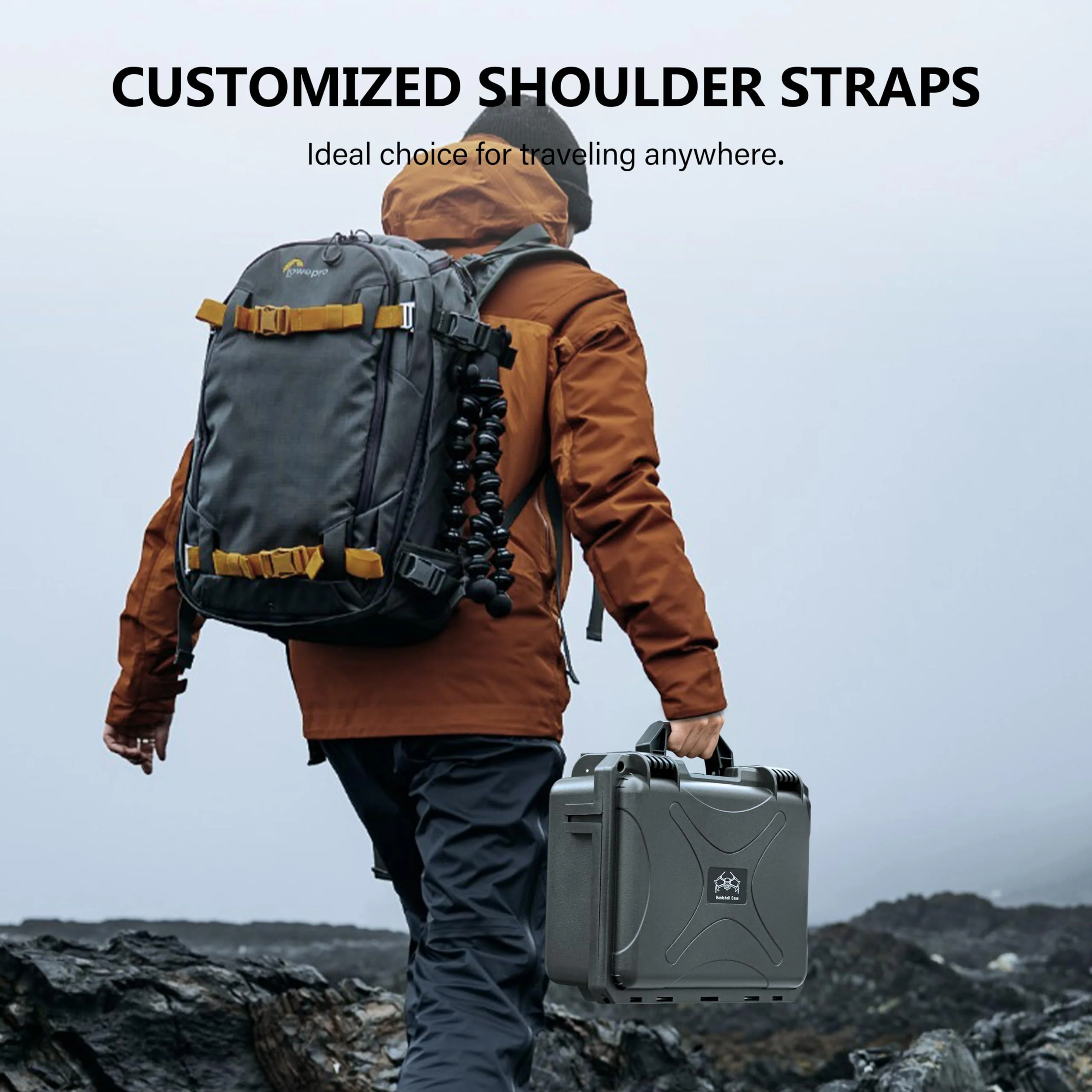 STARTRC Mini 4 pro Koffer, wasserdichte Druckbeständige Tasche für DJI Mini 4 Pro/Mini3/Mini3 Pro Zubehör (RC/RC2/N1/N2) - Image 4