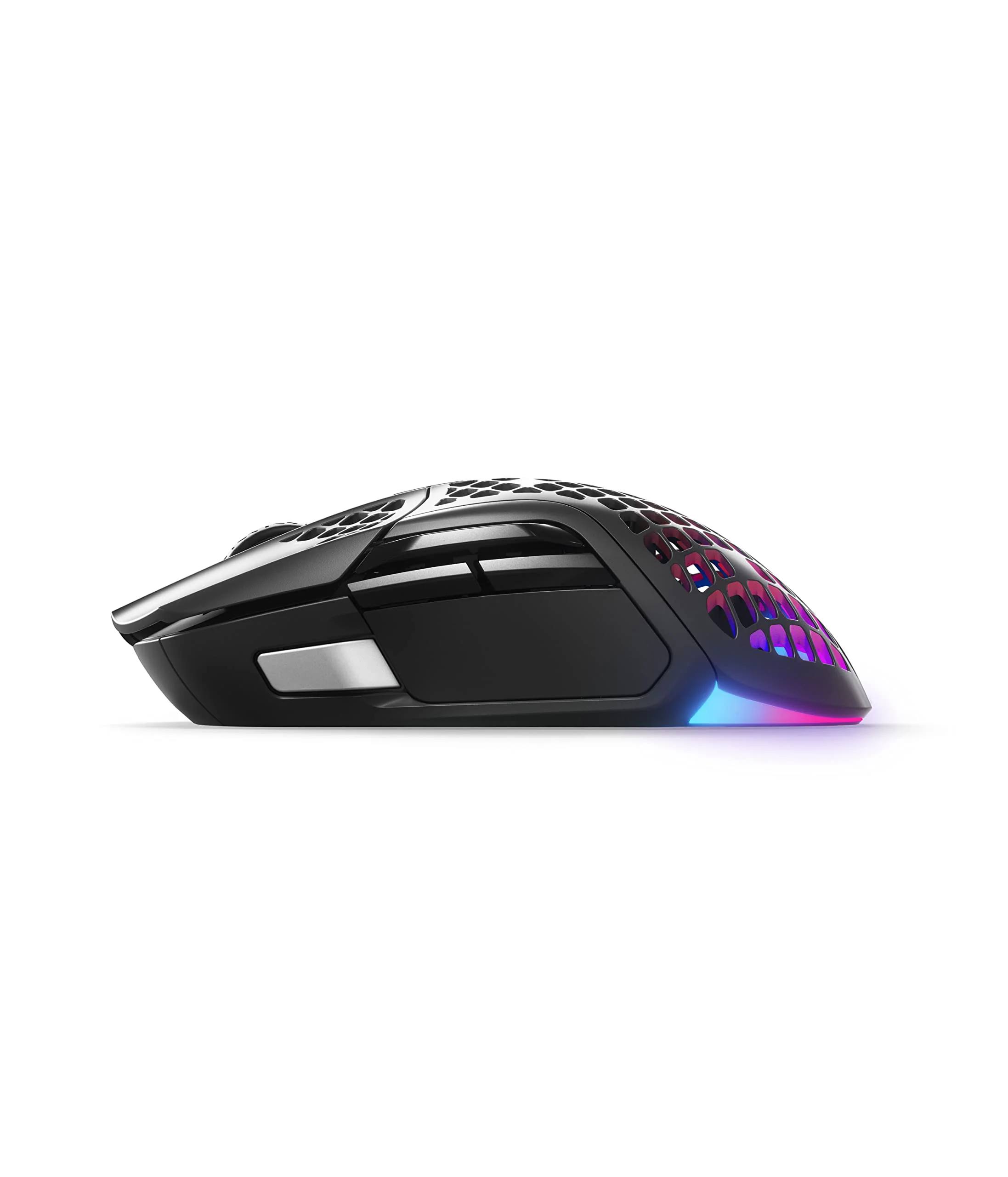 SteelSeries Aerox 5 Wireless – RGB Gaming-Mouse mit Öffnungen in der Oberfläche – Federleichtes, wasserabweisendes Design – 9 Tasten – Bluetooth/2,4 GHz – Optischer TrueMove Air-Sensor mit 18.000 DPI - Image 11