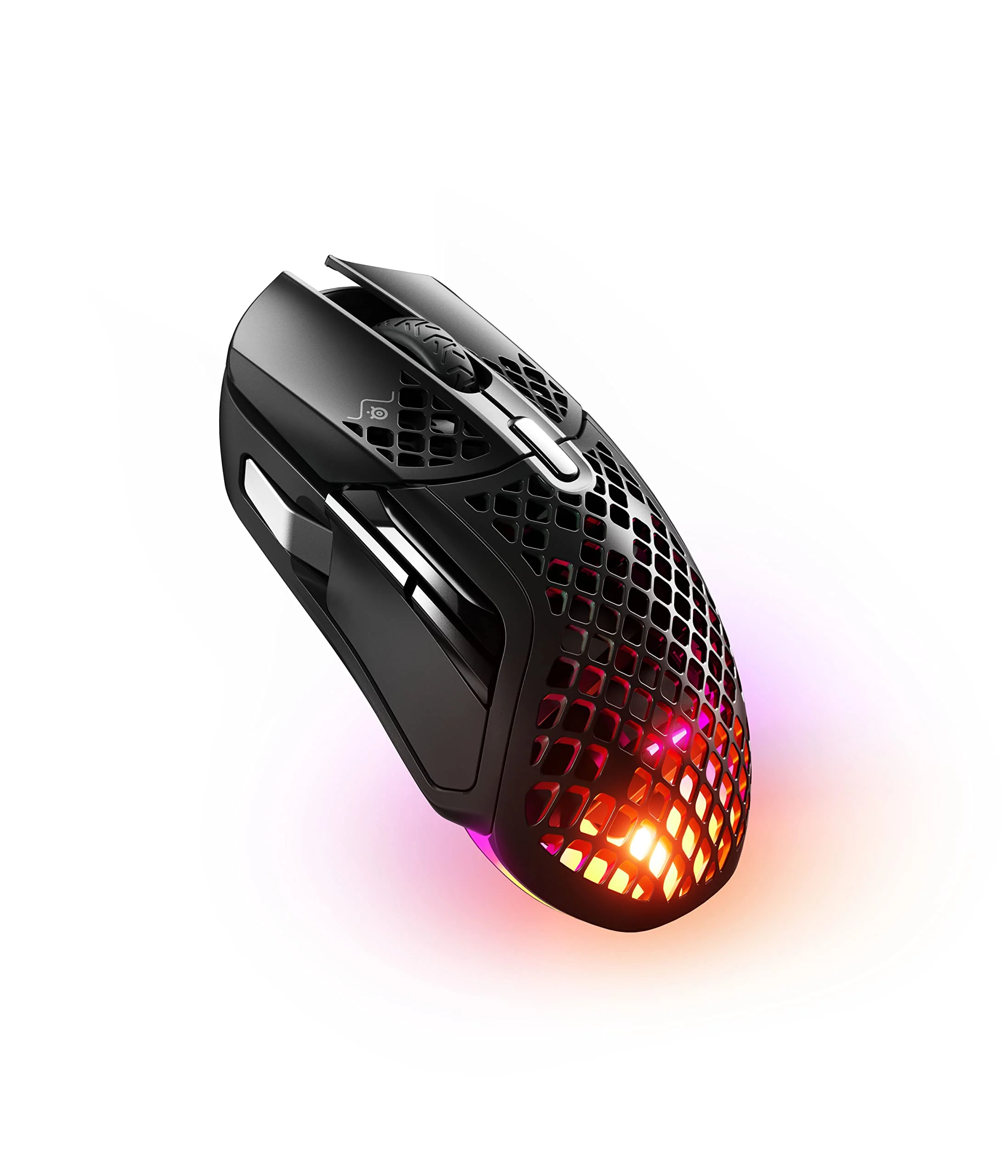 SteelSeries Aerox 5 Wireless – RGB Gaming-Mouse mit Öffnungen in der Oberfläche – Federleichtes, wasserabweisendes Design – 9 Tasten – Bluetooth/2,4 GHz – Optischer TrueMove Air-Sensor mit 18.000 DPI - Image 18