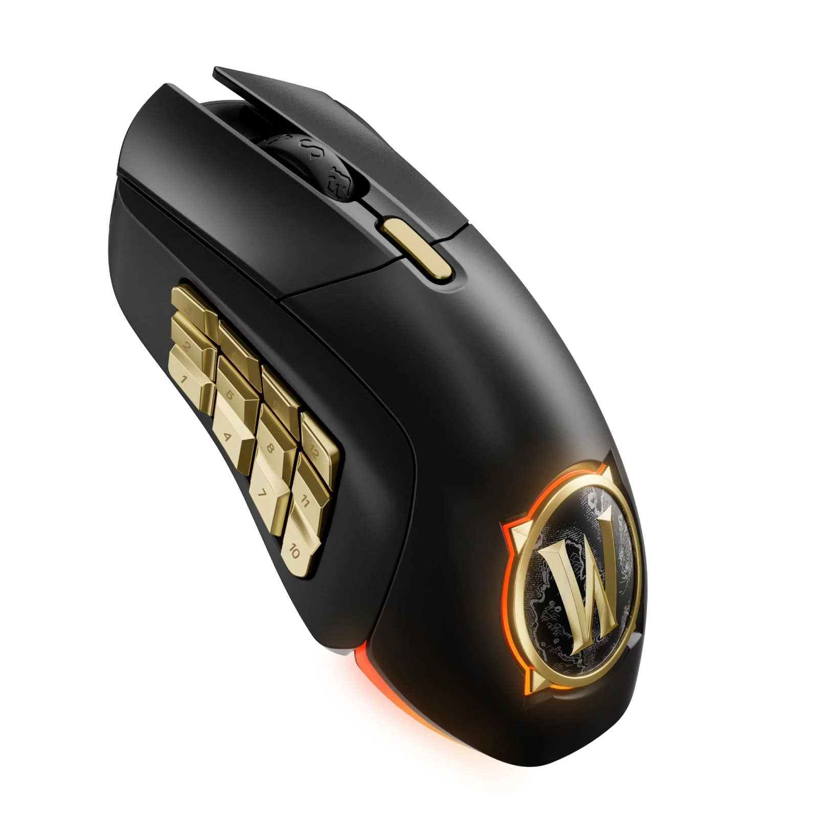 SteelSeries Aerox 9 Wireless - World of Warcraft Edition - kostenloses In-Game-Item - MMO-Gaming-Maus - 18 programmierbare Tasten - leichtes Gewicht -Bluetooth/2,4 GHz -18 Tsd. DPI TrueMove Air Sensor - Image 7