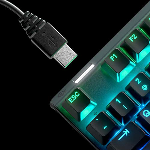 SteelSeries Apex 7 TKL - Mechanische Gaming-Tastatur – Kompakt (TKL) – OLED Smart Display – Rot Schalter – Deutsches (QWERTZ) Layout - Kompakt (TKL) - Image 9
