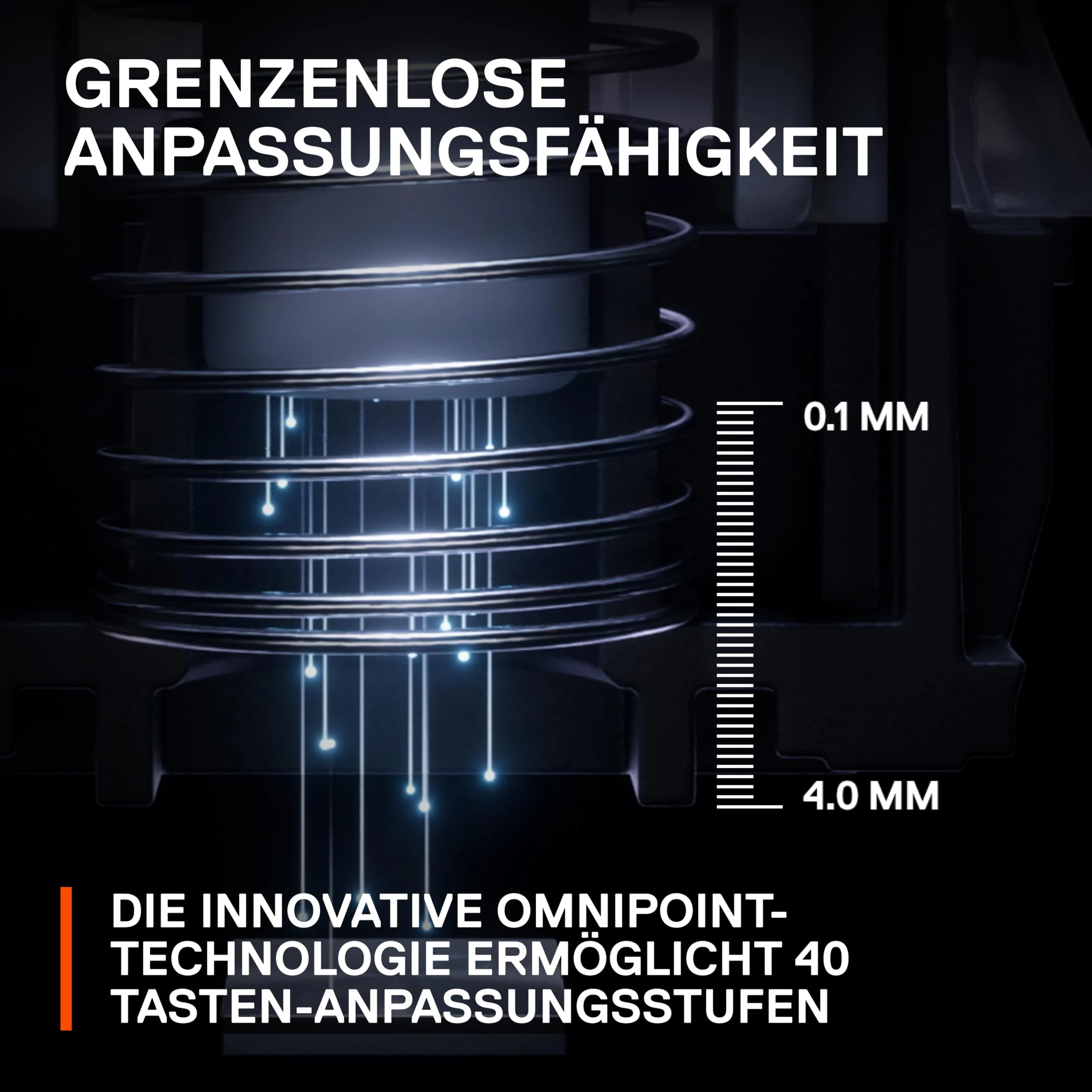SteelSeries Apex Pro Mini HyperMagnetic Gaming-Tastatur – Die weltweit schnellste Tastatur – Anpassbares Ansprechverhalten – 60%-Formfaktor – RGB – PBT-Keycaps – USB-C – Deutsches Tastatur QWERTZ - Image 3