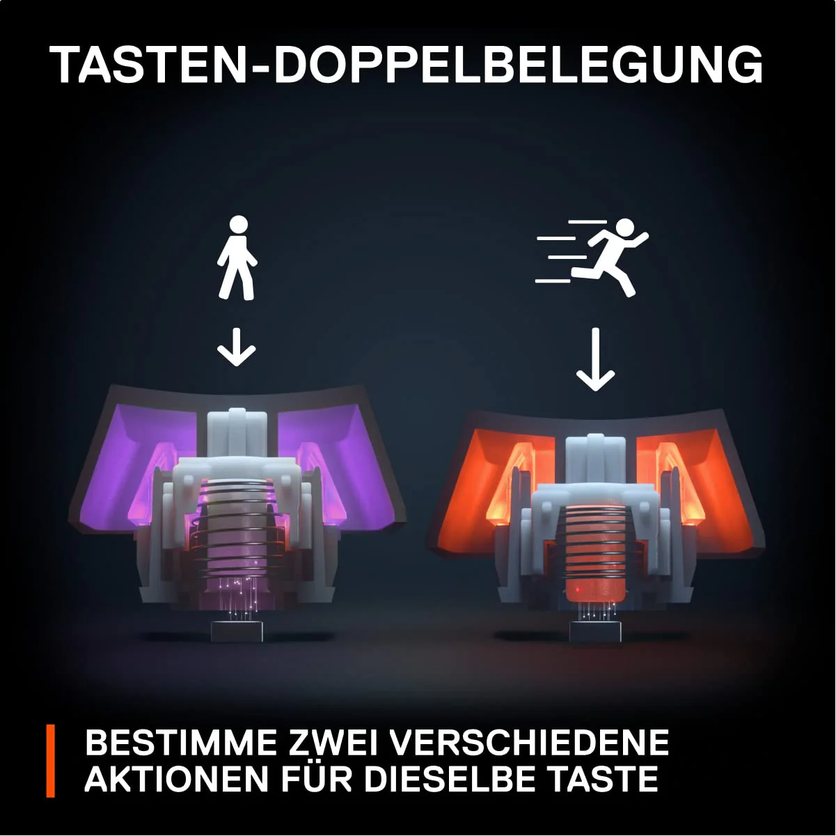 SteelSeries Apex Pro TKL HyperMagnetic Gaming-Tastatur – Die schnellste Tastatur – Anpassbares Ansprechverhalten – OLED-Bildschirm – PBT-Keycaps – USB-C – 2023 Edition – Deutsches Tastatur QWERTZ - Image 2