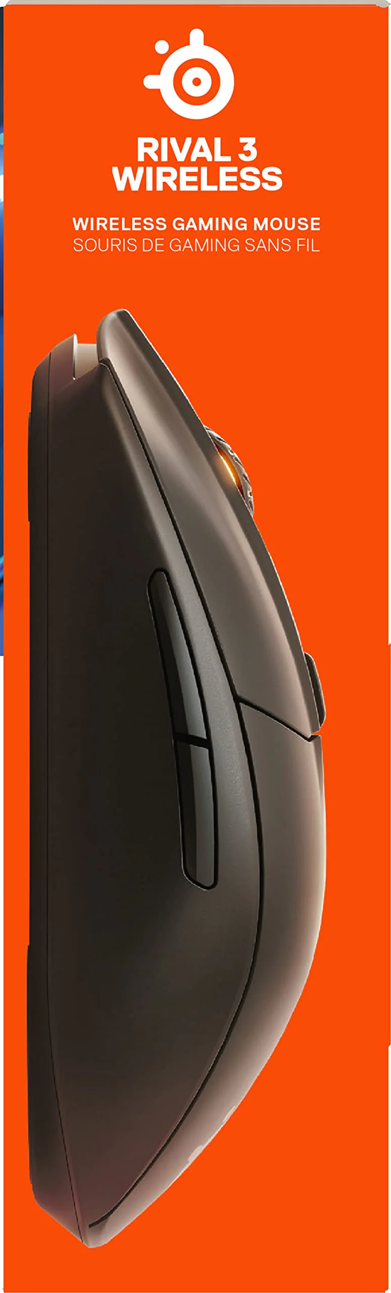 SteelSeries Rival 3 Wireless - Wireless Gaming-Maus - Über 400 Stunden Akkulaufzeit - Dual Wireless 2.4 GHz und Bluetooth 5.0 - 60 Millionen Klicks, Schwarz - Image 4