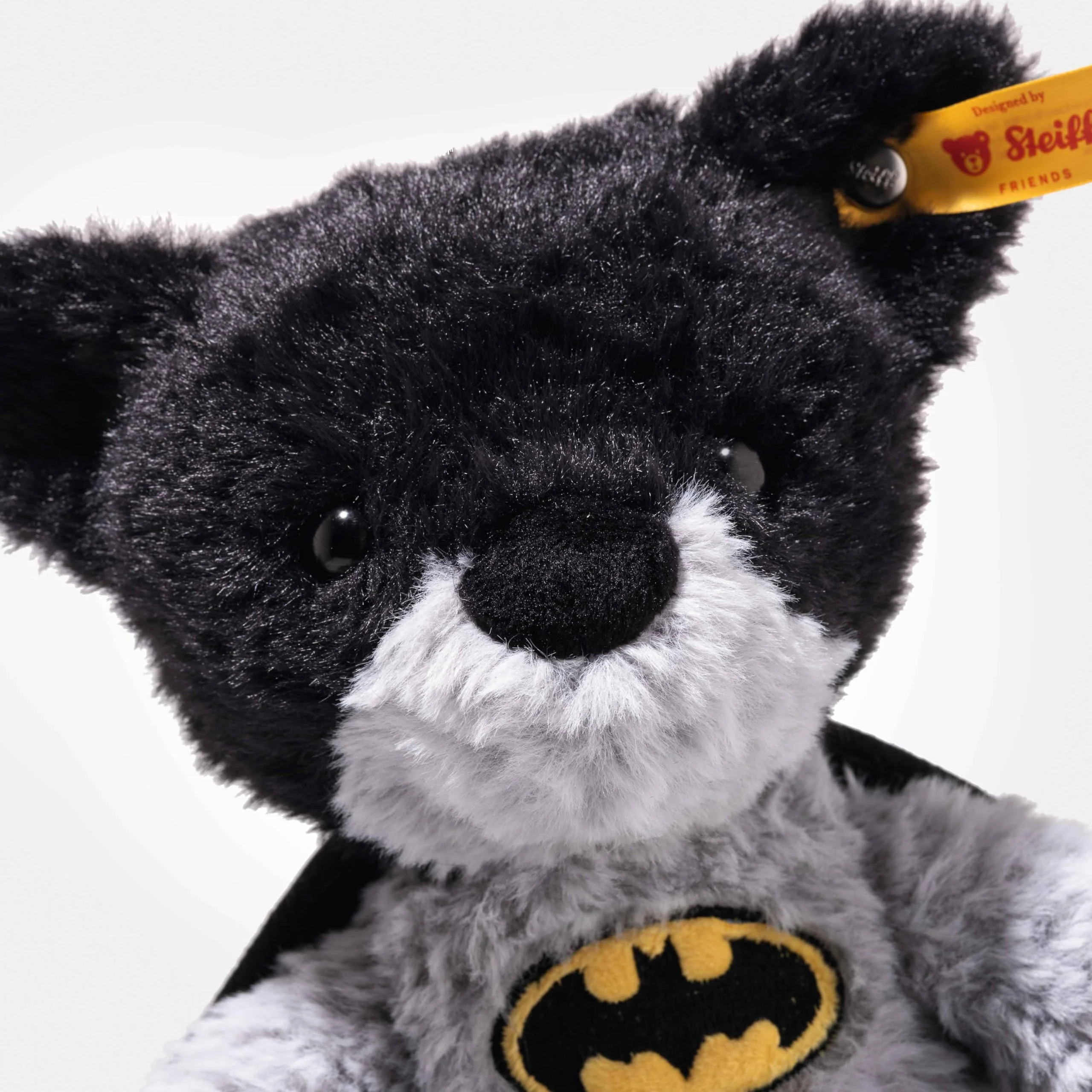 Steiff Teddybär Batman 29cm bunt, Kuscheltier Superheld, ideal für Kinder und Fans, Plüsch Bär im Batman Look, aus kuschelweichem Plüsch, waschmaschinenfest - Image 2
