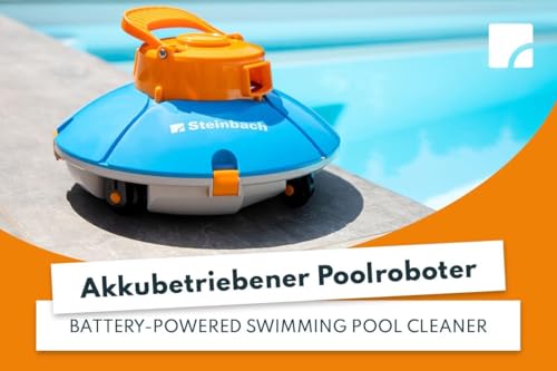 Steinbach Poolrunner Battery Basic 2.0 | Akku-Poolsauger für Flache Poolböden bis 10 m² | mit „Touch and Reverse“ Technologie | 60 Min Laufzeit | für Folienpools | einfache Handhabung - Image 3