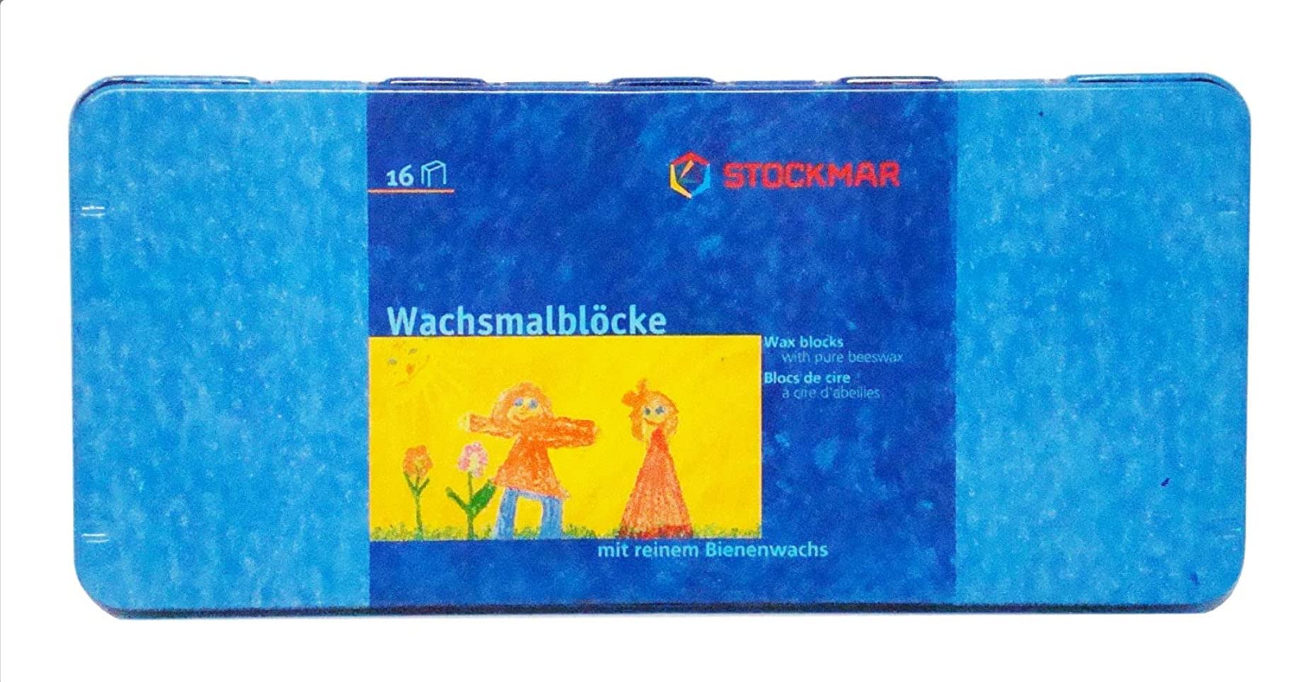 Stockmar 204884266 Wachsmalblöcke (16 Blöcke, wasserfest, aus Bienenwachs, im Blechetui) - Image 8