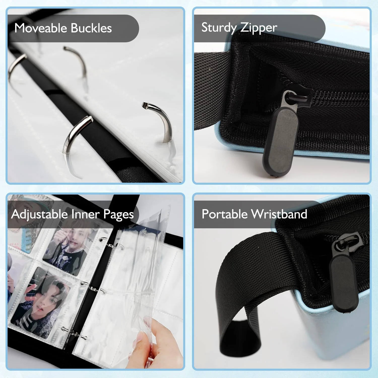 Stray Photocard Binder, SKZ Skzoo Süße Cartoon Photocards Holder, Stray Sammelkarten Album 400 Taschen, Kpop Merch Geschenke für STAY - Image 5