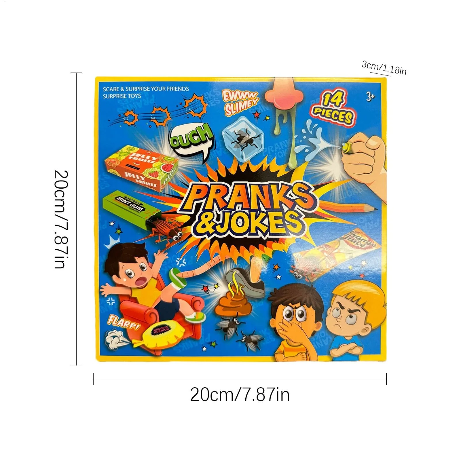 Streich-Sets für Kinder und Erwachsene, Streiche und Scherzspielzeug-Boxset, Streichzeug, Streich- und Scherzspielzeug-Set, Scherzgeschenk, Partygeschenke für Kinder im Alter von 10 - 12 Jahren - Image 2