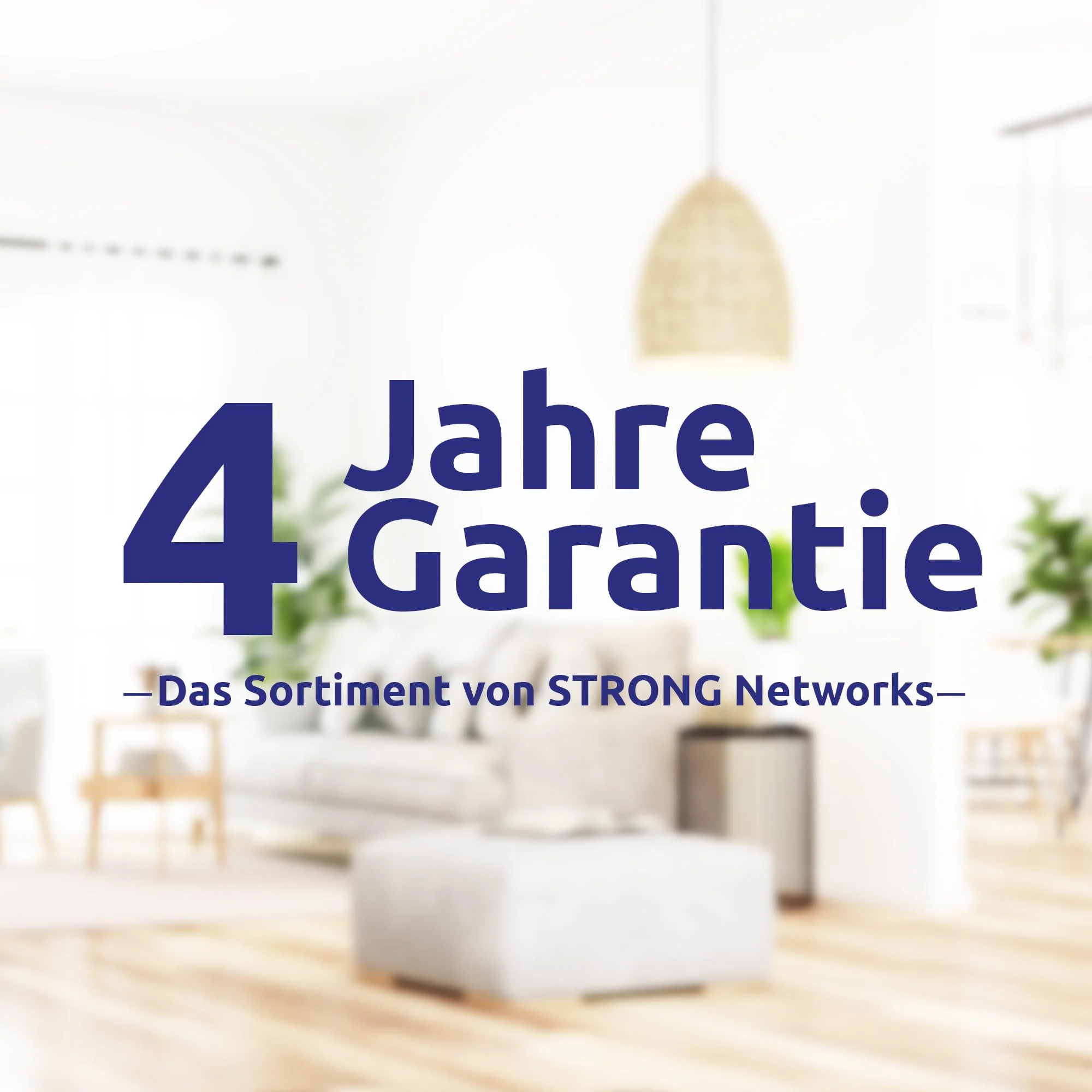 STRONG - 4G LTE Router 300 - Mobiler Hotspot - Bis zu 150 Mbps 4G/300 Mbps WLAN - 4 LAN-Anschlüsse - Für alle SIM-Karten geeignet - Abnehmbare Antennen - Einfache Installation - weiß