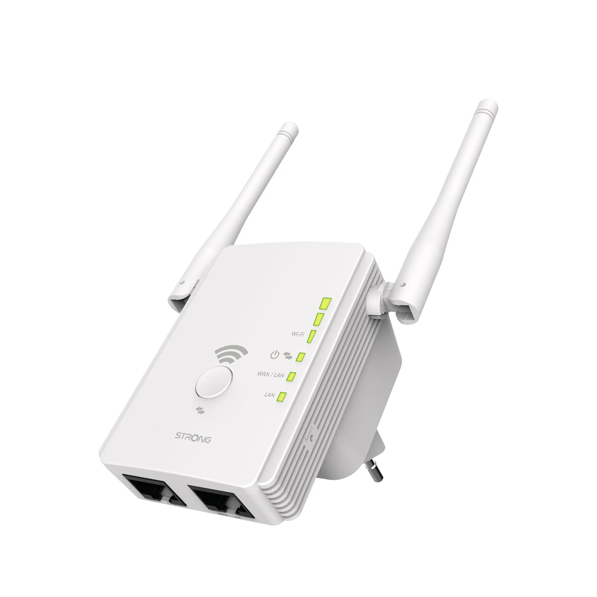 STRONG - WLAN Repeater 300 v2 - Highspeed WLAN Verstärker - Bis zu 300 Mbps - Signalverstärkung für alle Boxen/Router - Einfache Plug & Play-Installation - weiß - Image 3