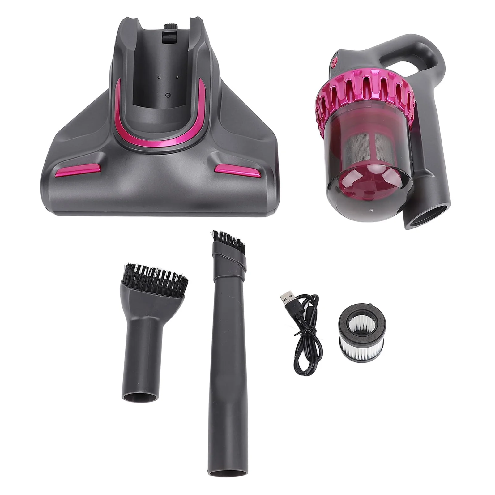 Stylebest Matratzen-Staubsauger, Kabellos, 3-in-1-Handheld, 10 KPa, Dual-Beat, Geräuscharm, Bett, Kissen, Sofa, Reinigung, Grau - Image 4