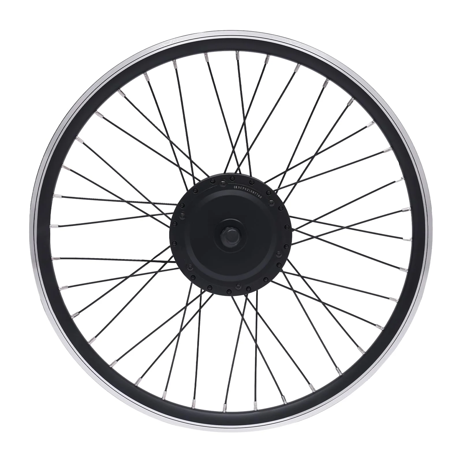 SuhoFutus Ebike Kit, 24 Zoll Ebike Umbausatz E-Bike Vorderrad Umbausatz Kit, Fahrrad Motor Kit mit Brushless Gear Motor 500W, 5-Gänge Gangverstellung, Anwendbar auf V Bremse/Scheibenbremse - Image 2