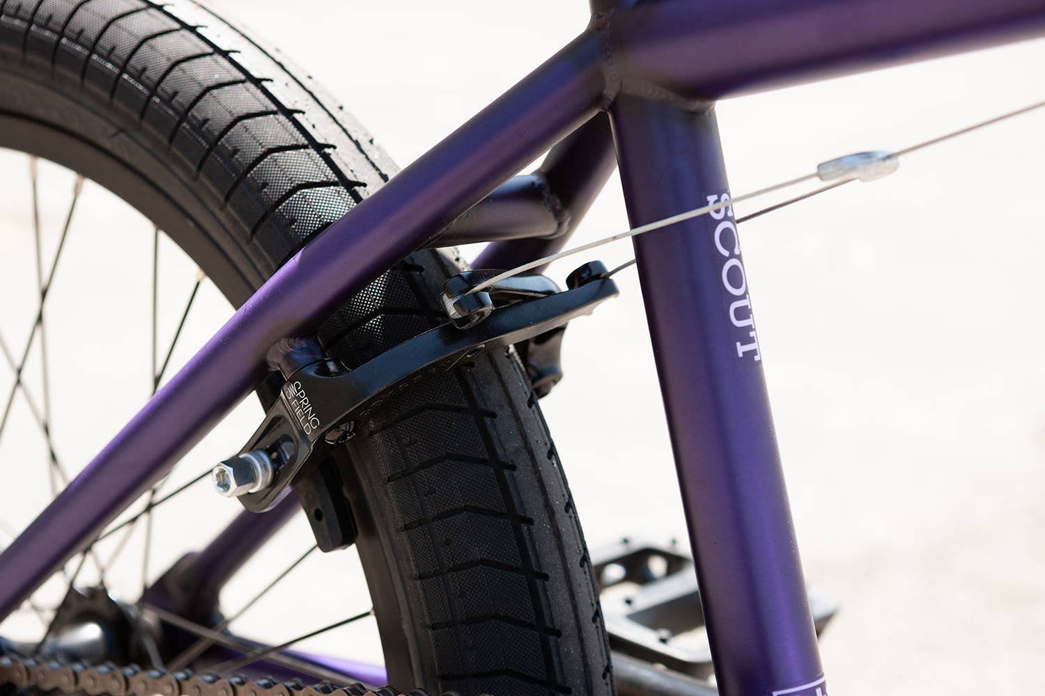 SUNDAY 2022 Scout 20 Zoll Komplettfahrrad Matt Translucent Purple 20.75TT - Image 3