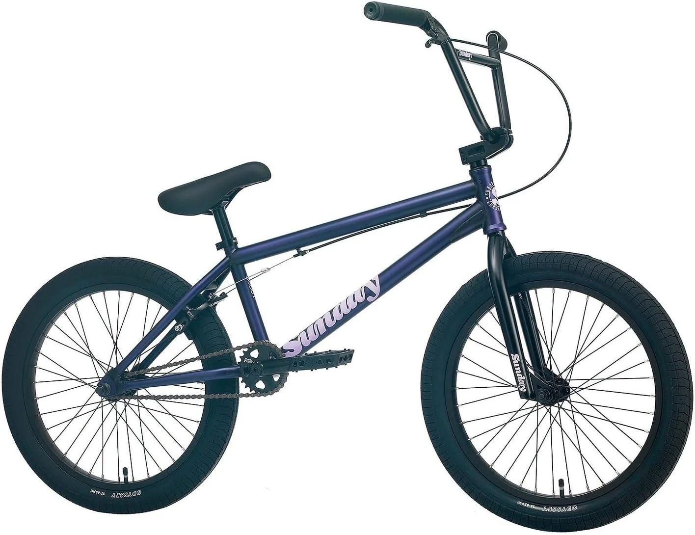 SUNDAY 2022 Scout 20 Zoll Komplettfahrrad Matt Translucent Purple 20.75TT - Image 4