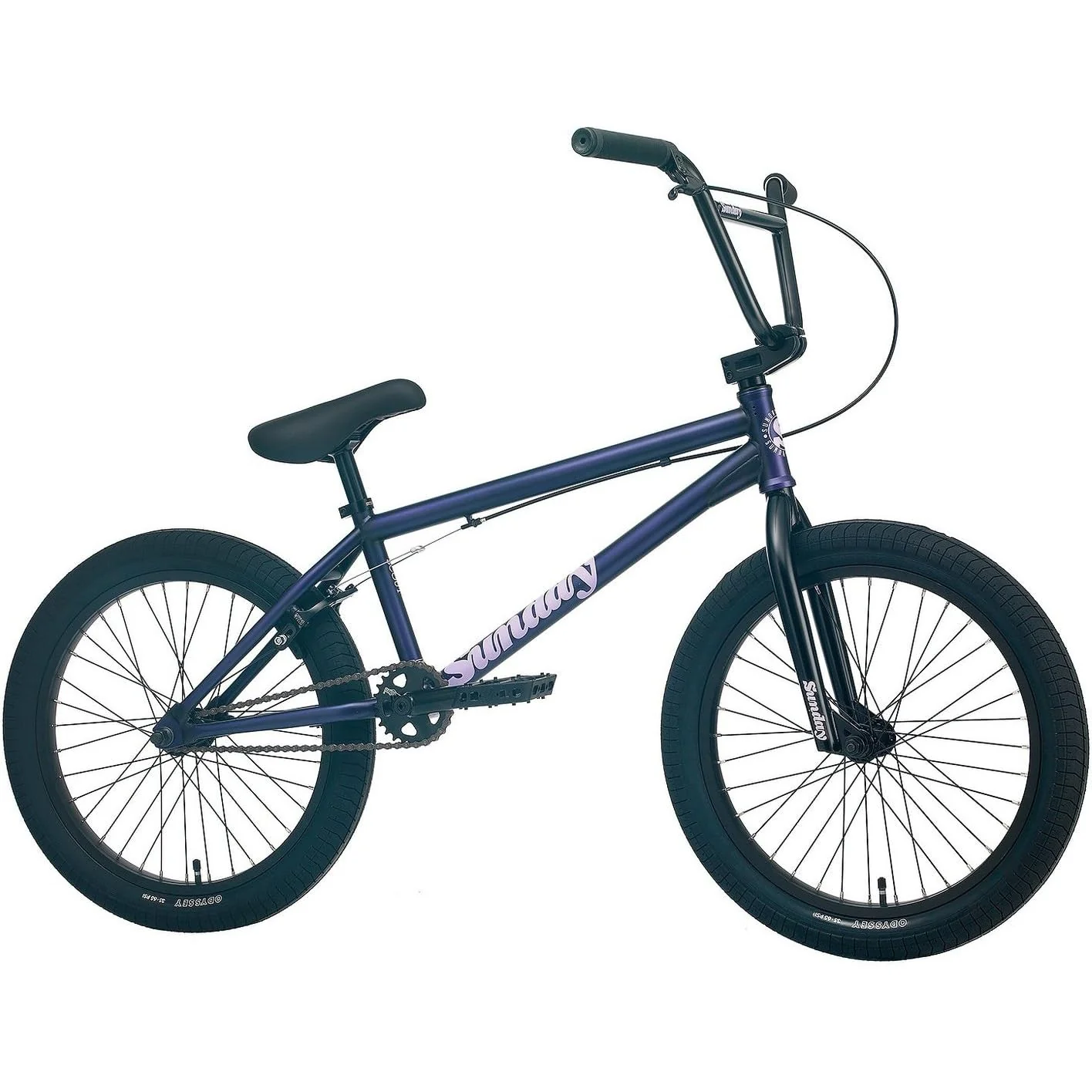 SUNDAY 2022 Scout 20 Zoll Komplettfahrrad Matt Translucent Purple 20.75TT - Image 5
