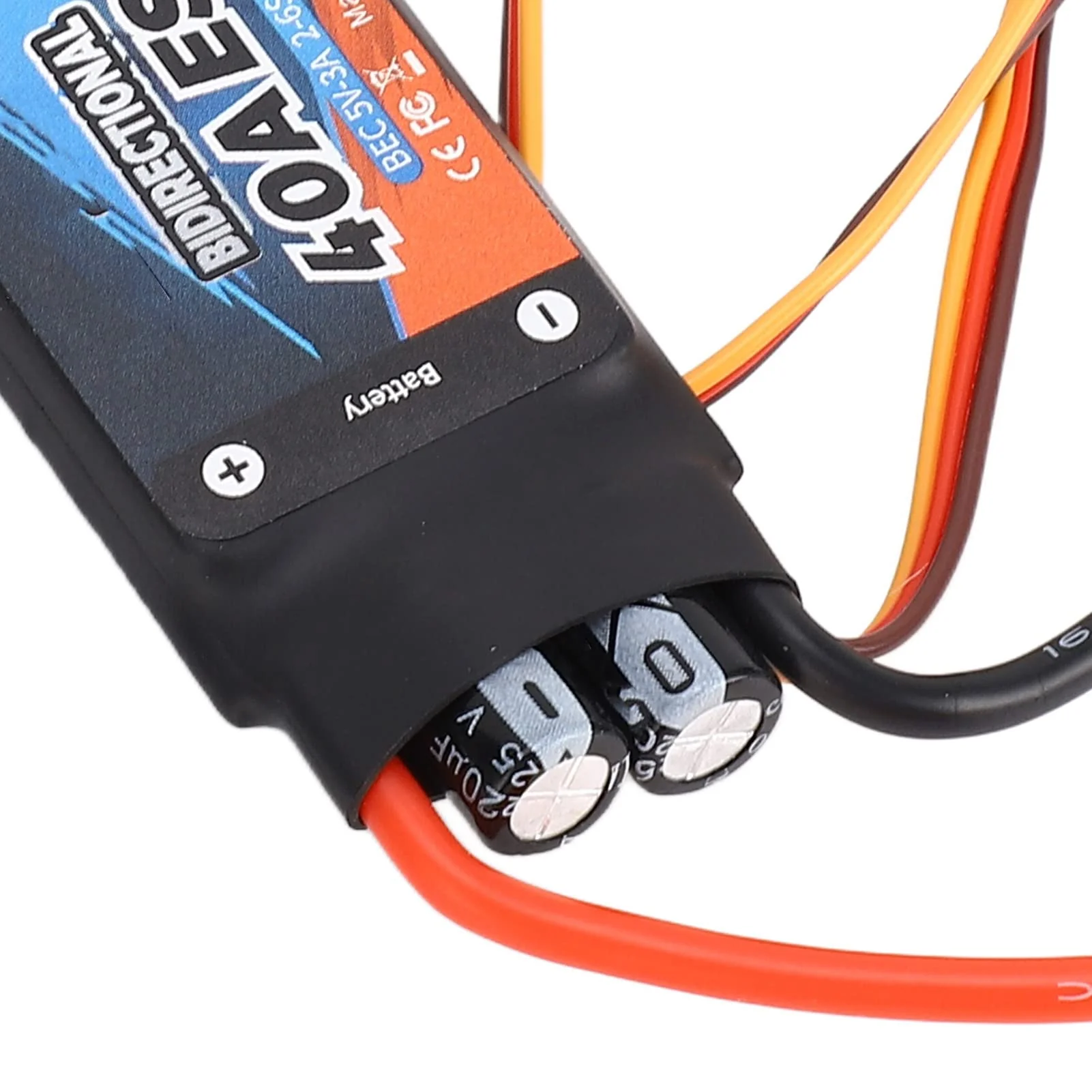 SUNGOOYUE 40A Bidirektionaler Bürstenloser ESC, 2‑6S Elektrischer Geschwindigkeitsregler für RC-Car-Boote - Image 2
