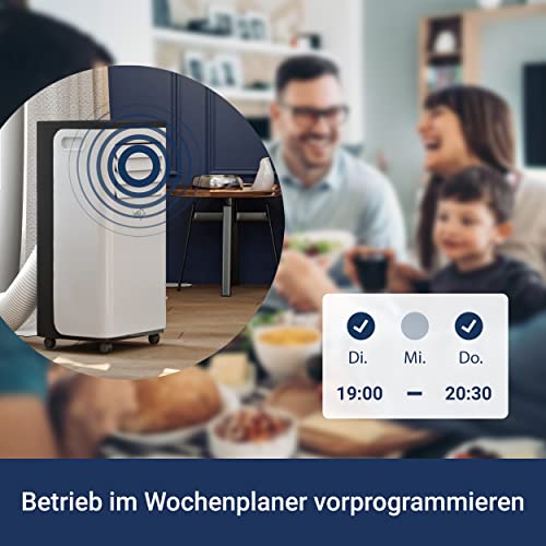 SUNTEC Mobiles lokales Klimagerät Impuls 2.6 Eco R290 | für Räume bis 80 m3 (34 m2) | inkl. Abluftschlauch | Kühler und Entfeuchter mit ökologischem Kühlmittel R290 | 9.000 BTU/h - Image 5