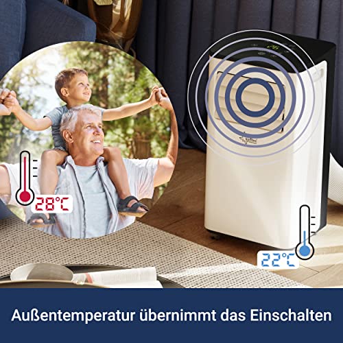 SUNTEC Mobiles lokales Klimagerät Impuls 2.6 Eco R290 | für Räume bis 80 m3 (34 m2) | inkl. Abluftschlauch | Kühler und Entfeuchter mit ökologischem Kühlmittel R290 | 9.000 BTU/h - Image 6