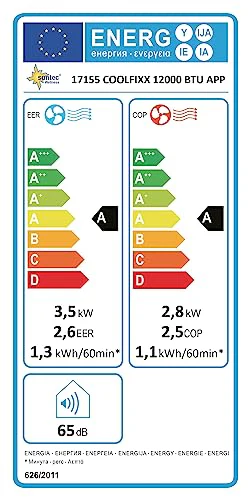 Suntec Wellness Mobiles Klimagerät Coolfixx 12000 BTU APP - Klimaanlage mobil und leise mit Smart App Steuerung – Entfeuchter für Räume bis 60 qm – Mobile Kühlung & Heizung für zuhause – 12.000 BTU - Image 8