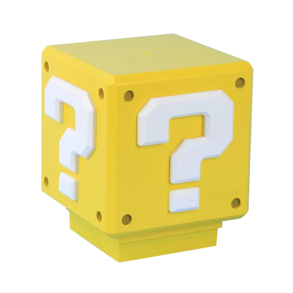 Super Mario Mini Fragezeichenblock-Licht - Offiziell lizenziertes Super Mario Bros.-Merchandise, Schlafzimmer- oder Gaming-Raum-Deko, Retro-Gamer-Geschenk, Batteriebetrieben