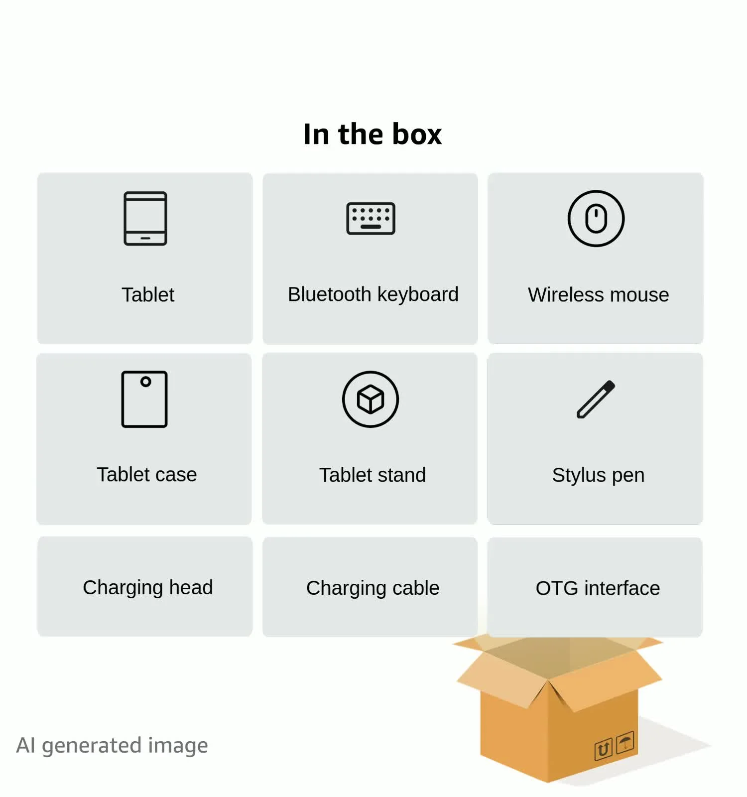 SVITOO Tablet 11 Zoll, Android 15 Tablet 4 GB Arbeitsspeicher + 128GB ROM, T606 Octa-Core, 1280x800 HD, 8000mAh(mit NTC, Widevine L1, 13MP+5MP, 2.4G + 5G WiFi, GPS (Tastatur-Set) - Image 2