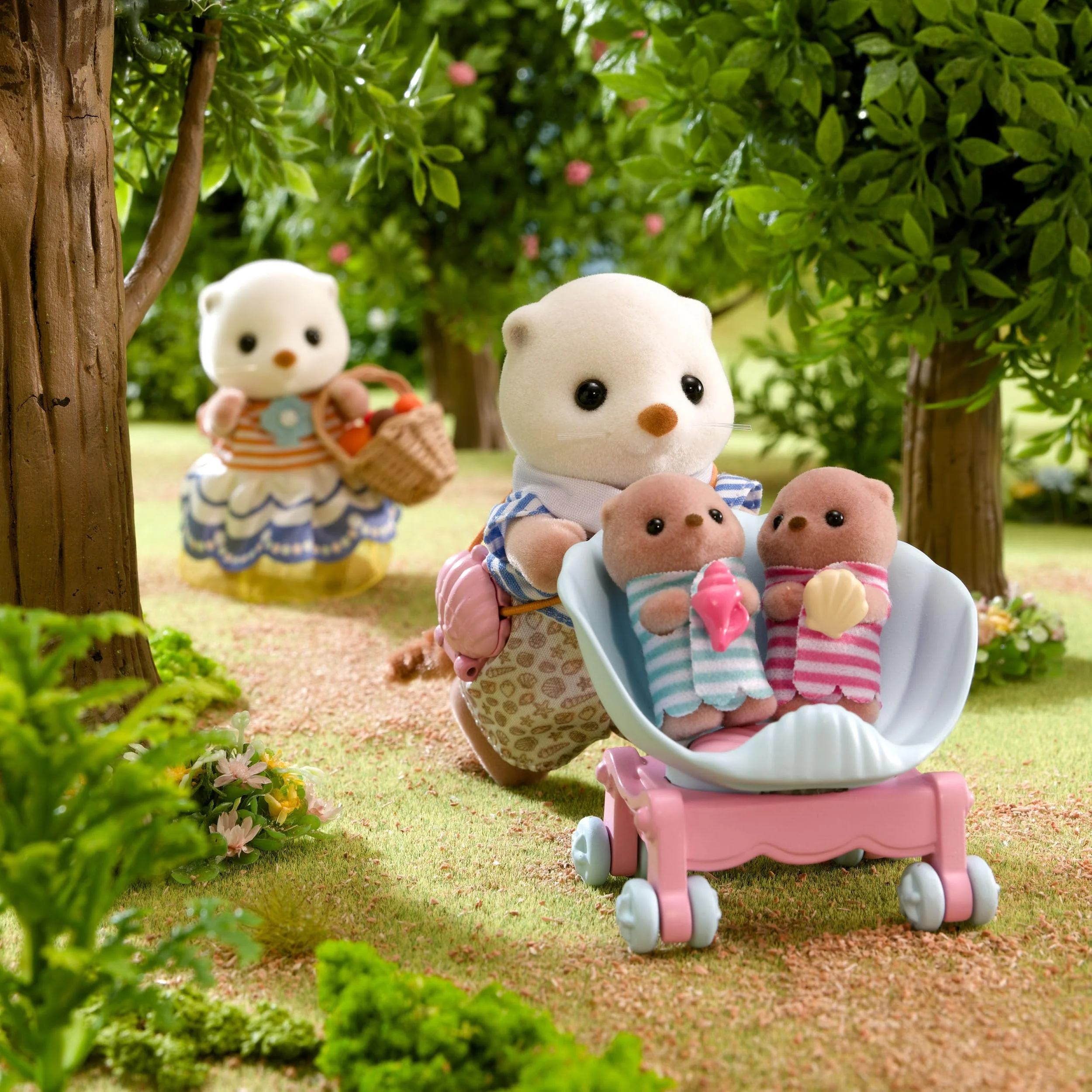 Sylvanian Families 5803 Seeotter Familie, Tierfiguren, Meerestiere, Spielzeug für Kinder ab 3 Jahren - Image 3