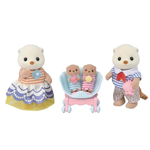 Sylvanian Families 5803 Seeotter Familie, Tierfiguren, Meerestiere, Spielzeug für Kinder ab 3 Jahren - Image 6